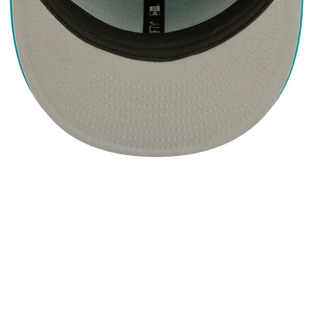 Miami Dolphins New Era Flawless 59FIFTY Fitted Hat Aqua