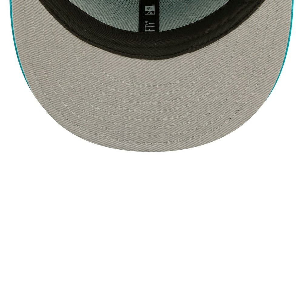 Miami Dolphins New Era Flawless 59FIFTY Fitted Hat Aqua