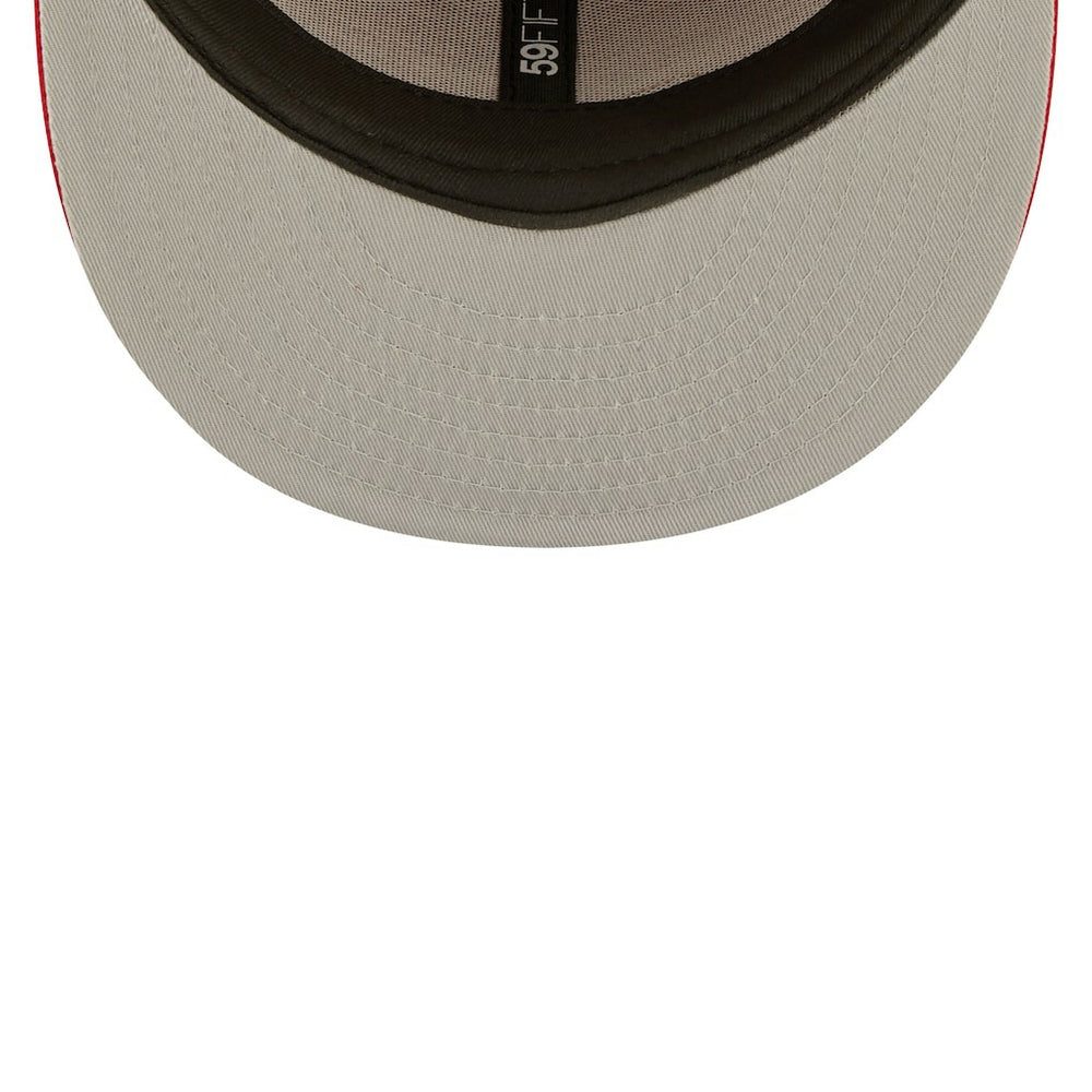San Francisco 49ers New Era Flawless 59FIFTY Fitted Hat Scarlet