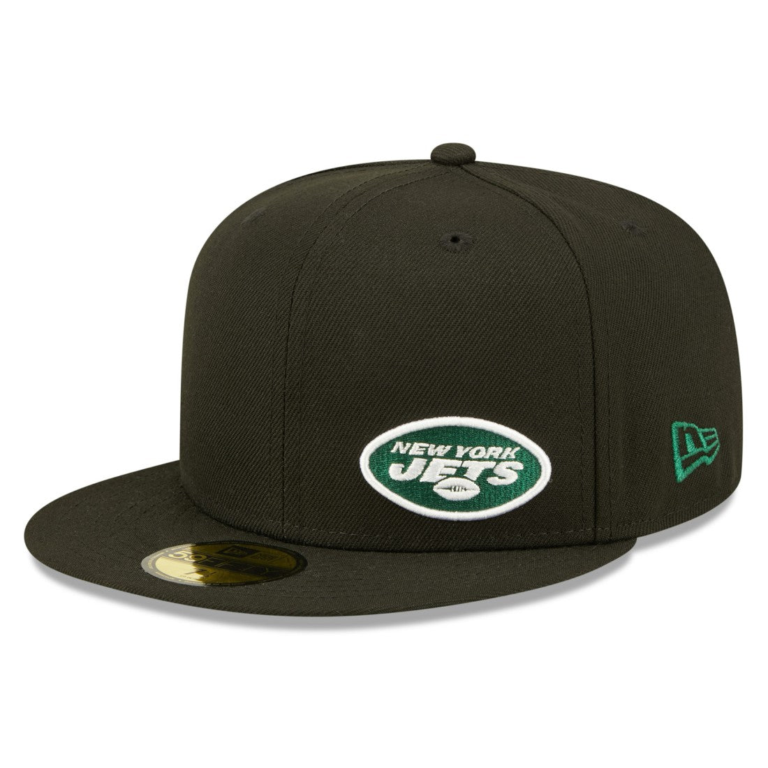 New York Jets New Era Flawless 59FIFTY Fitted Hat Black