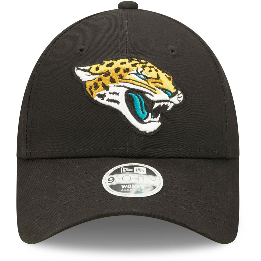 Jacksonville Jaguars New Era Women's Simple 9FORTY Adjustable Hat Black