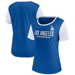 Los Angeles Dodgers Fanatics Women's Mound T-Shirt - Royal - Fanatics Discount
