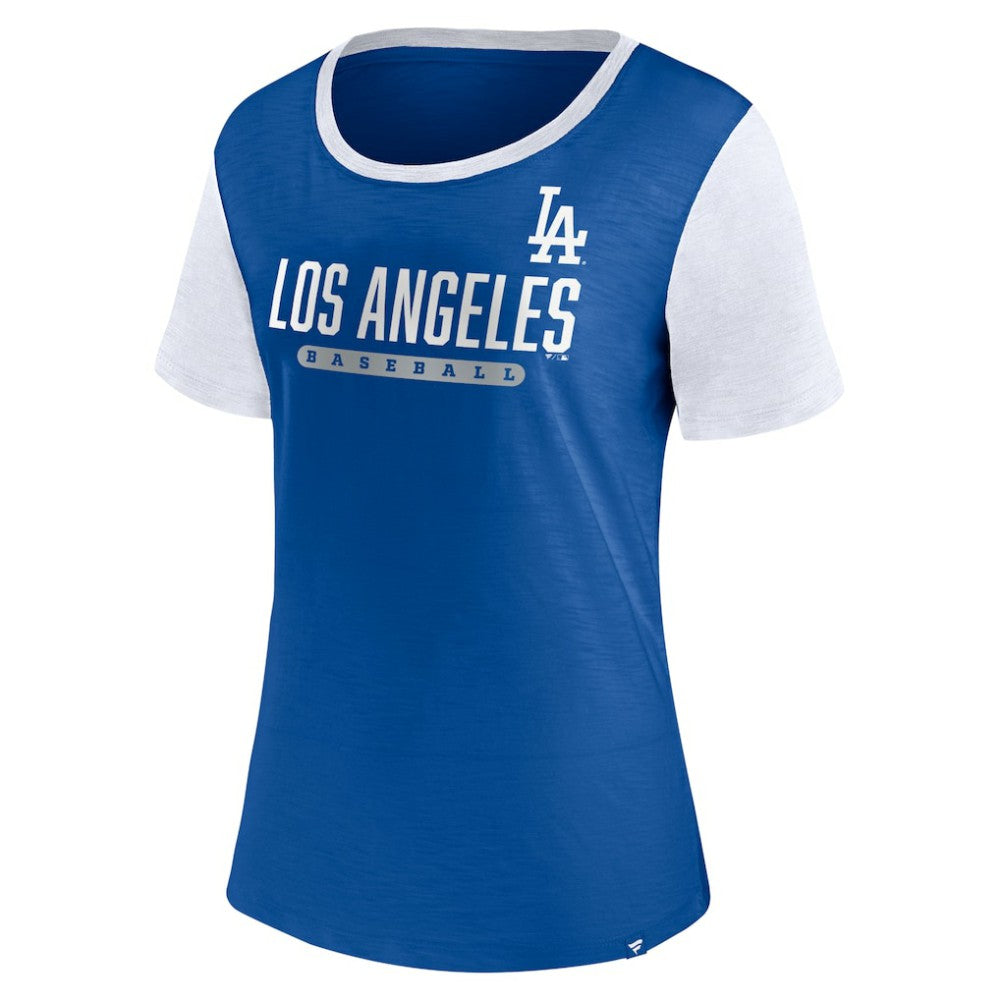 Los Angeles Dodgers Fanatics Women's Mound T-Shirt - Royal - Fanatics Discount