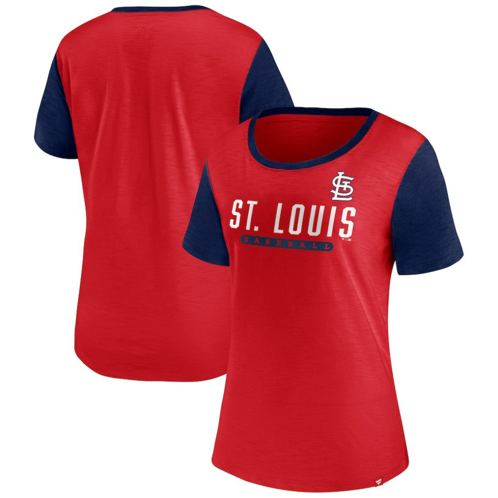 St. Louis Cardinals Fanatics Women's Mound T-Shirt - Red - Fanatics Discount