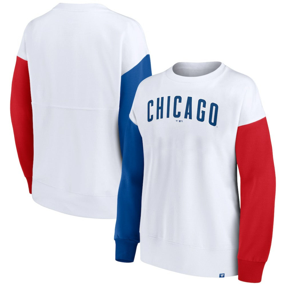 Chicago Cubs Fanatics Women's Series Pullover Sweatshirt - White - Fanatics Sale