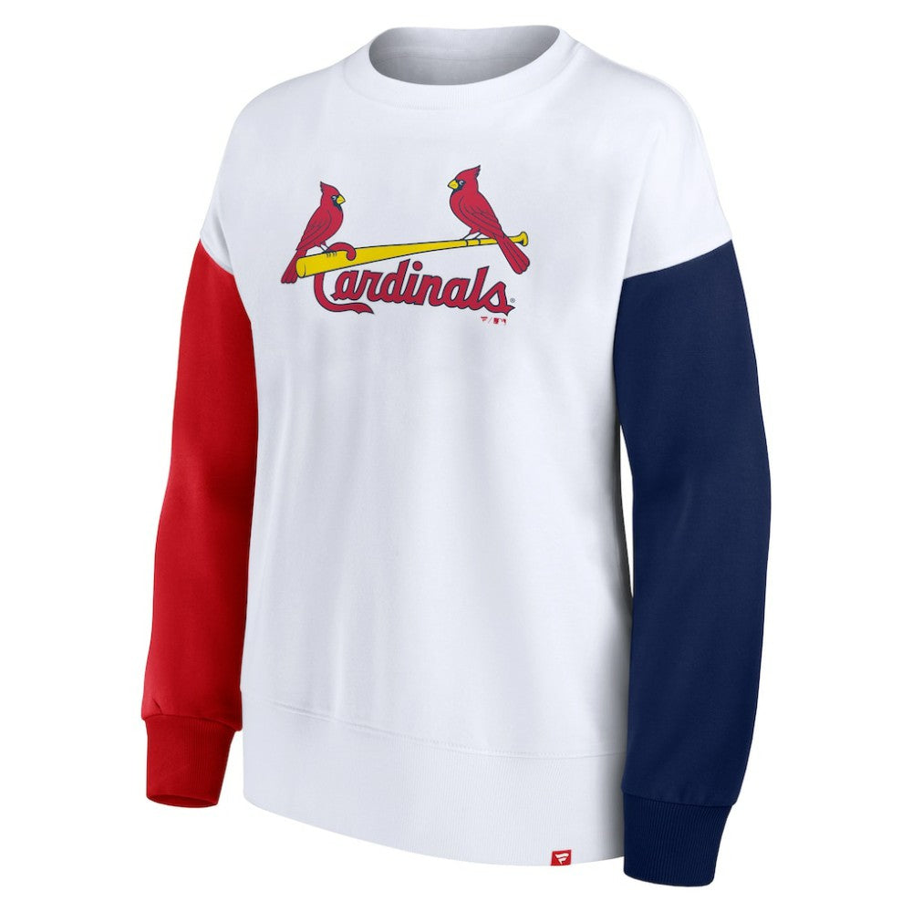 St. Louis Cardinals Fanatics Women's Series Pullover Sweatshirt - White - Fanatics Lifestyle