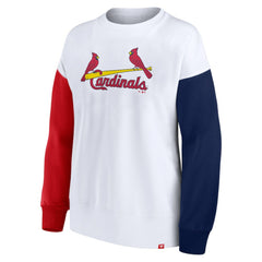 St. Louis Cardinals Fanatics Women's Series Pullover Sweatshirt - White - Fanatics Lifestyle