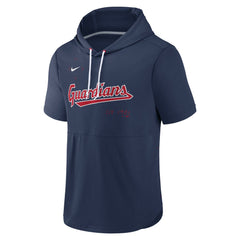 Cleveland Guardians Nike Springer Short Sleeve Team Pullover Hoodie - Navy - Nike Sale