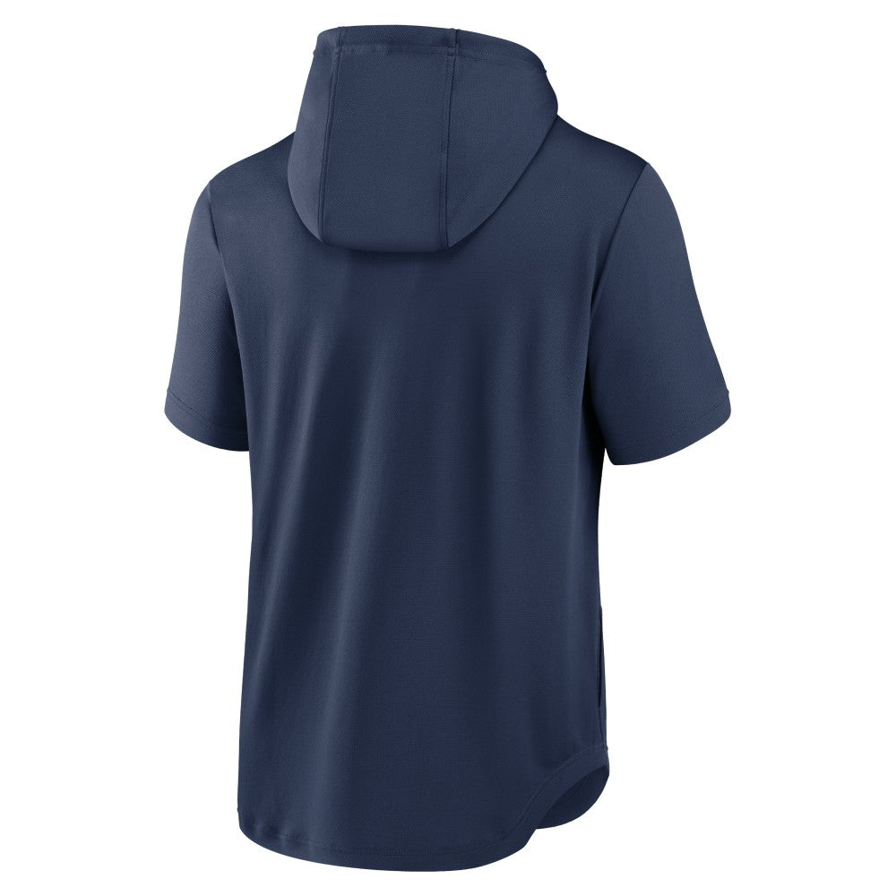 Cleveland Guardians Nike Springer Short Sleeve Team Pullover Hoodie - Navy - Nike Sale