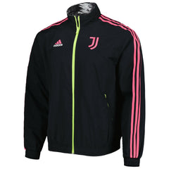 Juventus 2022/23 On-Field Team Logo Anthem Reversible Full-Zip Jacket Black - Adidas