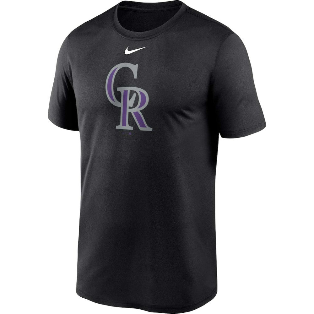 Colorado Rockies Nike Big & Tall Logo Legend Performance T-Shirt - Black - Nike Lifestyle