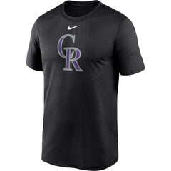 Colorado Rockies Nike Big & Tall Logo Legend Performance T-Shirt - Black - Nike Lifestyle