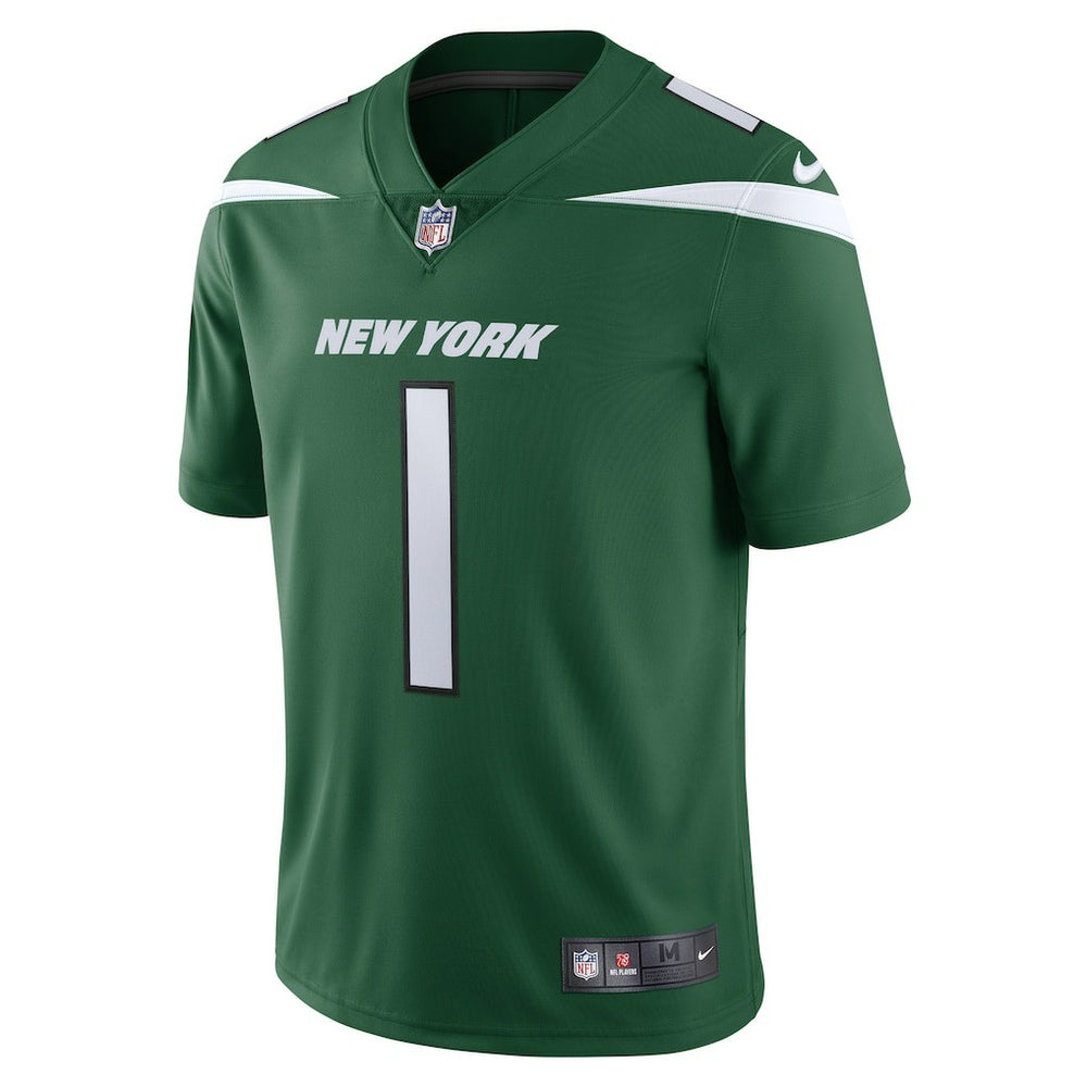 Nike Ahmad Sauce Gardner New York Jets Men's Vapor Limited Jersey Green