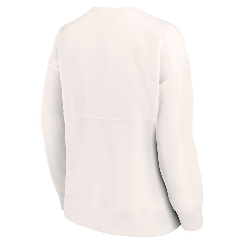 Chicago White Sox Fanatics Women's Leopard Pullover Sweatshirt - Cream - Fanatics Sale