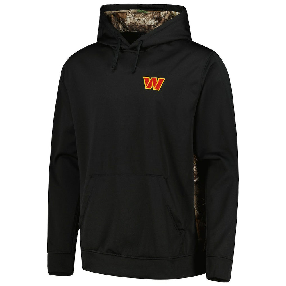 Washington Commanders Dunbrooke Logo Ranger Pullover Hoodie Black/Realtree Camo