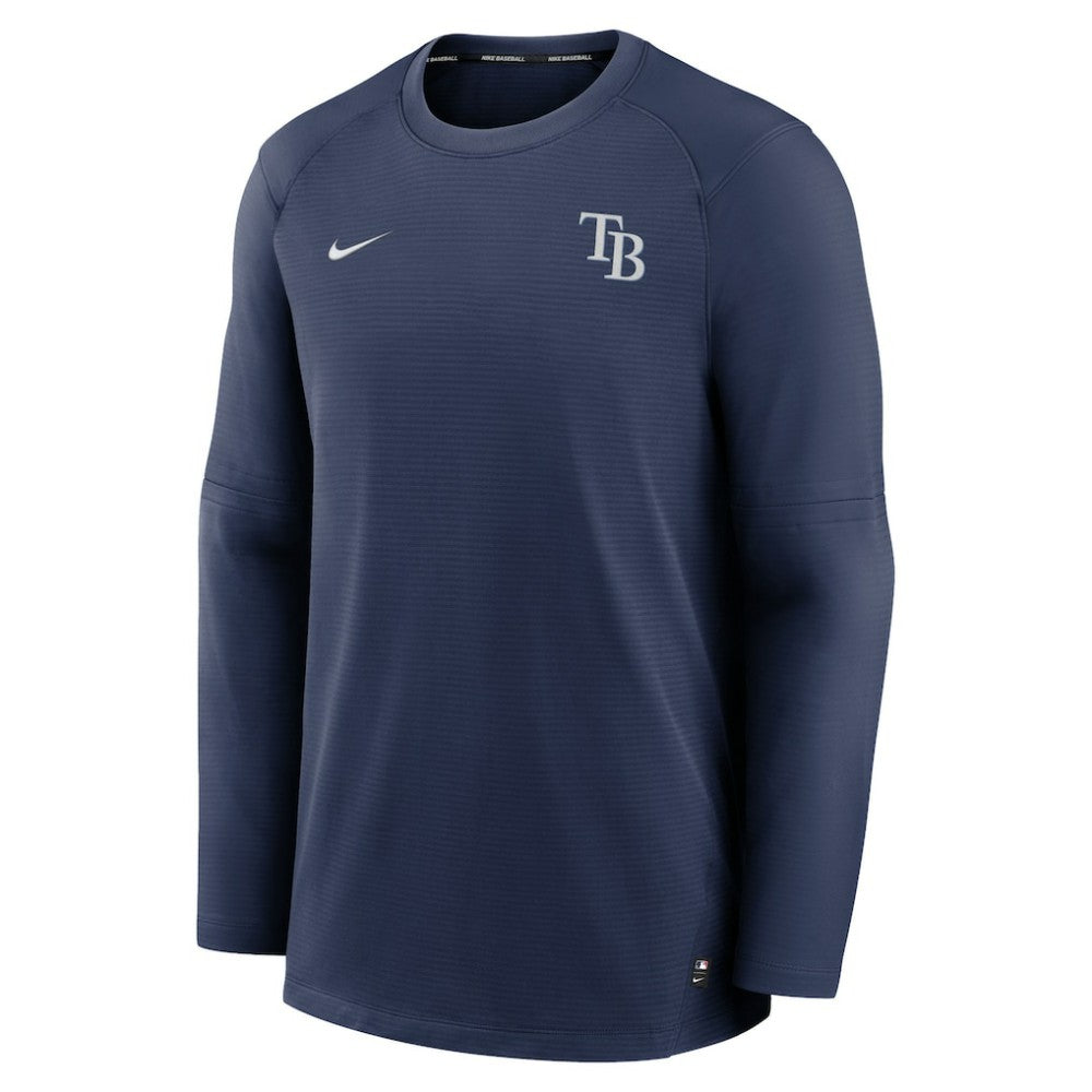 Tampa Bay Rays Nike Authentic Collection Logo Performance Long Sleeve T-Shirt - Navy - Nike Online