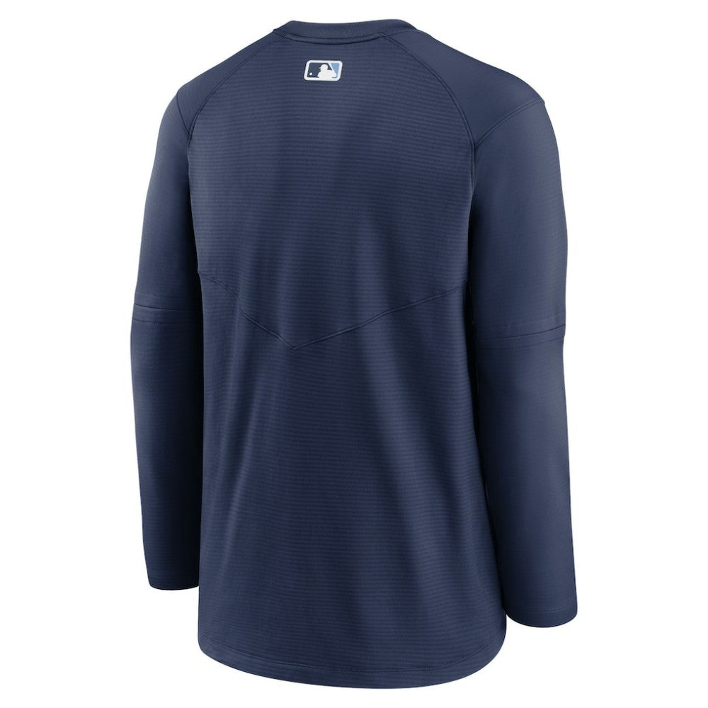 Tampa Bay Rays Nike Authentic Collection Logo Performance Long Sleeve T-Shirt - Navy - Nike Online
