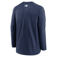Tampa Bay Rays Nike Authentic Collection Logo Performance Long Sleeve T-Shirt - Navy - Nike Online