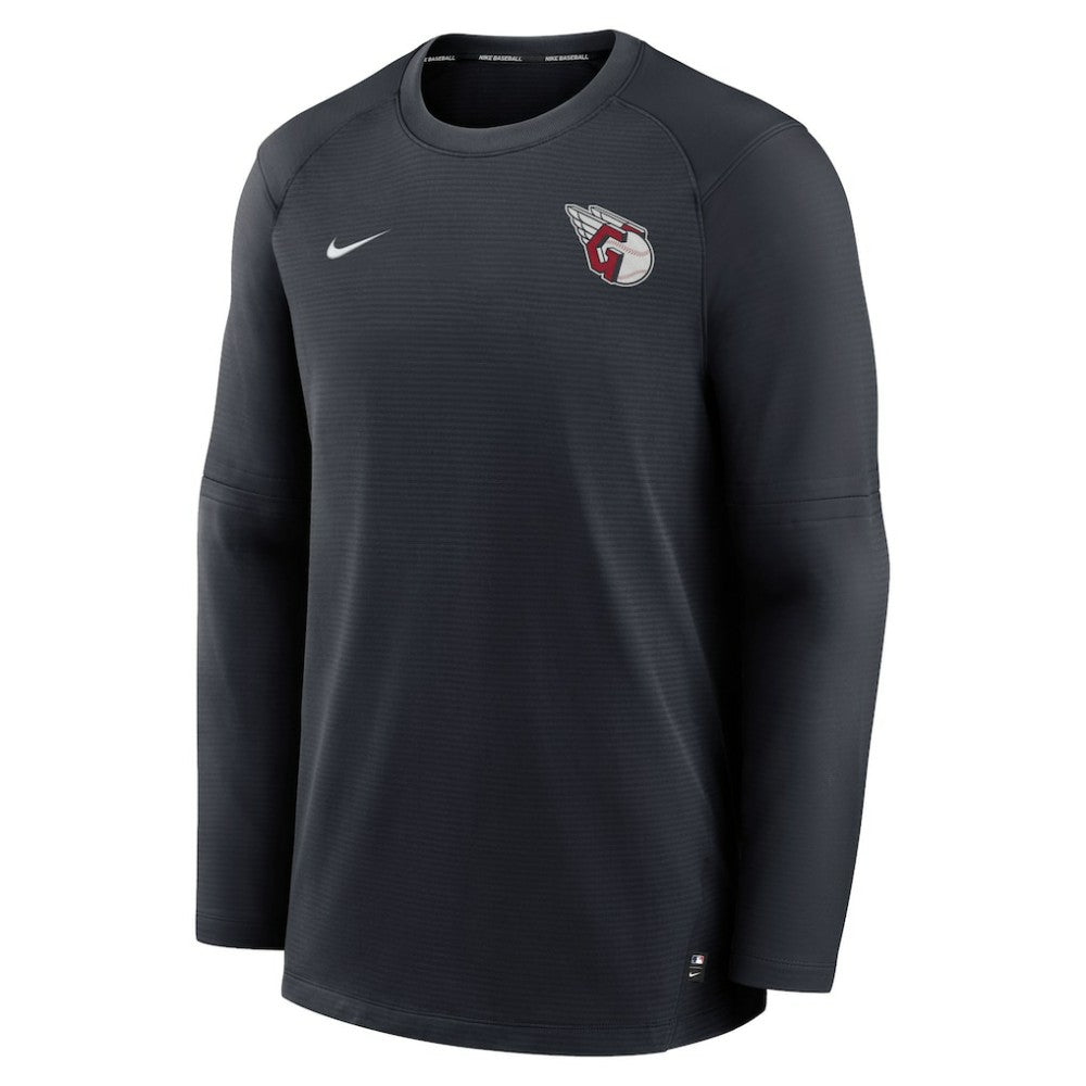 Cleveland Guardians Nike Authentic Collection Logo Performance Long Sleeve T-Shirt - Navy - Nike Discount