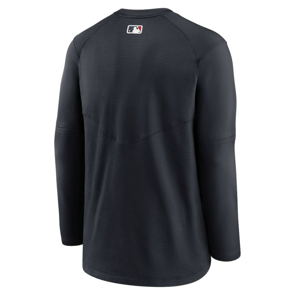 Cleveland Guardians Nike Authentic Collection Logo Performance Long Sleeve T-Shirt - Navy - Nike Discount