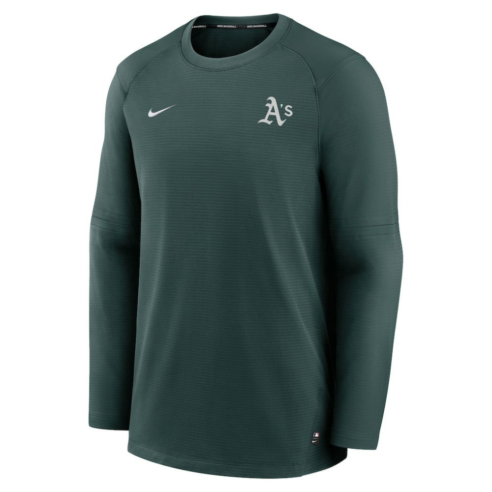 Athletics Nike Authentic Collection Logo Performance Long Sleeve T-Shirt - Green - Nike Online