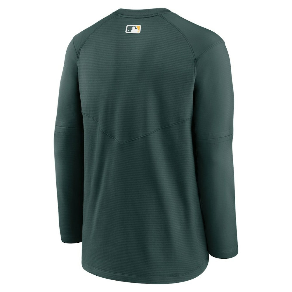 Athletics Nike Authentic Collection Logo Performance Long Sleeve T-Shirt - Green - Nike Online
