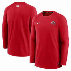 Cincinnati Reds Nike Authentic Collection Logo Performance Long Sleeve T-Shirt - Red - Nike Sale