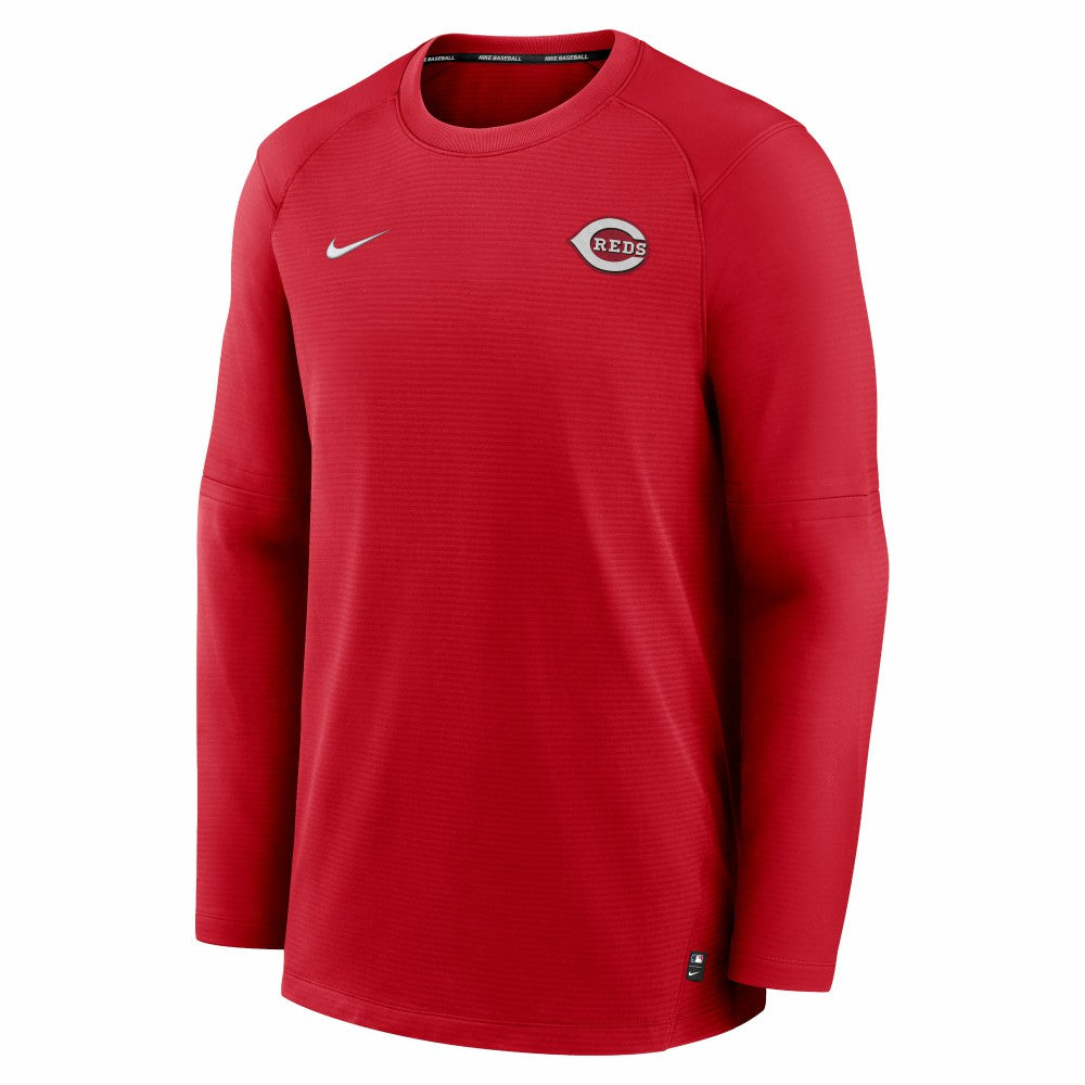 Cincinnati Reds Nike Authentic Collection Logo Performance Long Sleeve T-Shirt - Red - Nike Sale
