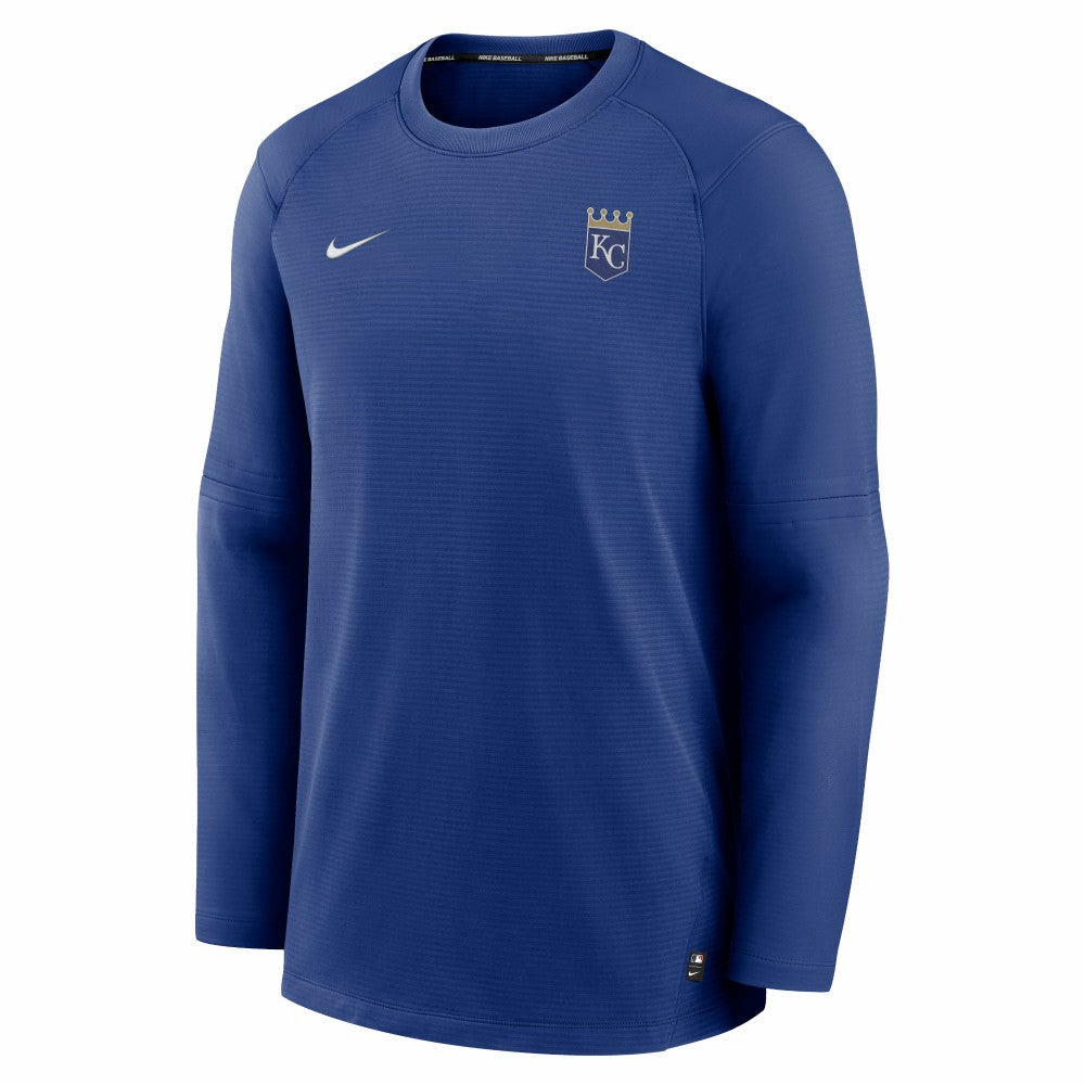 Kansas City Royals Nike Authentic Collection Logo Performance Long Sleeve T-Shirt - Royal - Nike Online