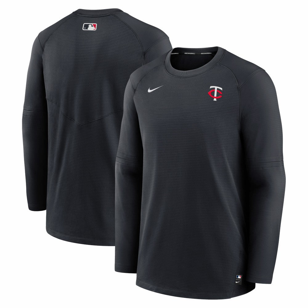 Minnesota Twins Nike Authentic Collection Logo Performance Long Sleeve T-Shirt - Navy - Nike on Sale
