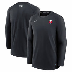 Minnesota Twins Nike Authentic Collection Logo Performance Long Sleeve T-Shirt - Navy - Nike on Sale
