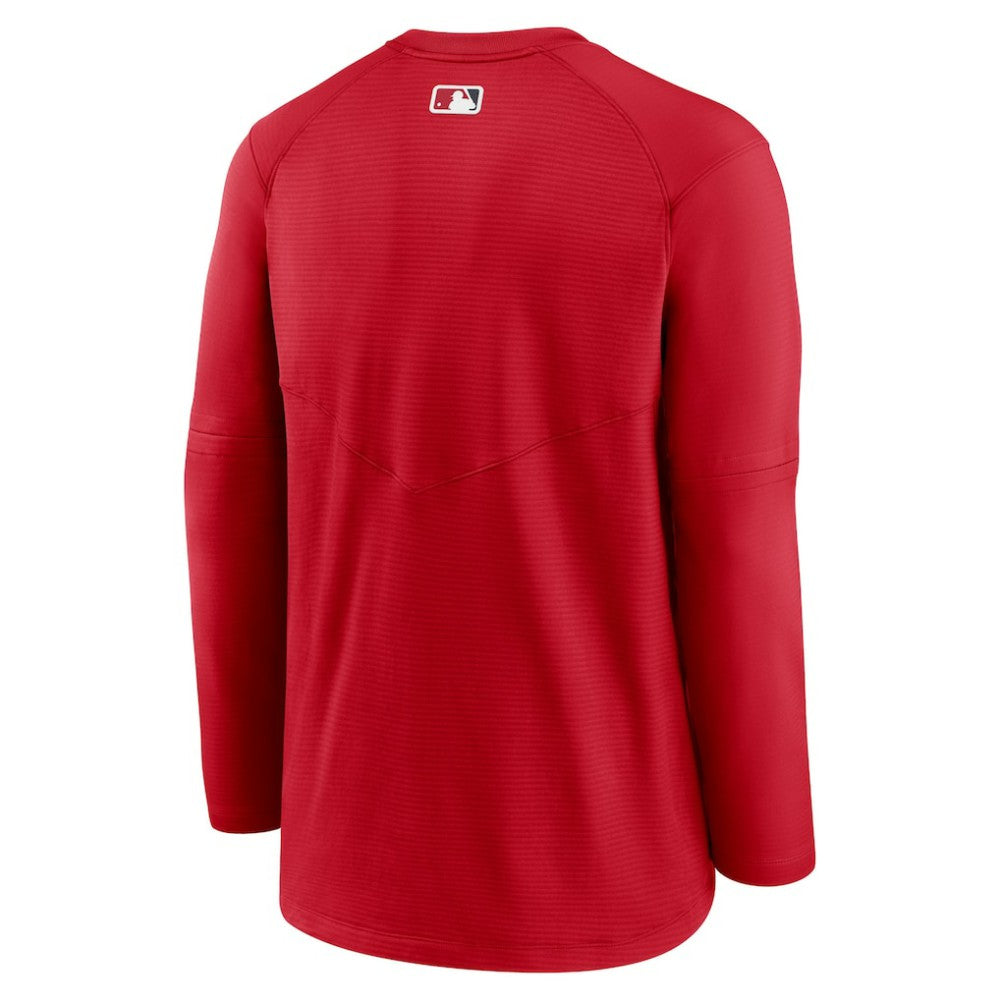 Washington Nationals Nike Authentic Collection Logo Performance Long Sleeve T-Shirt - Red - Nike Online