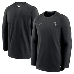Chicago White Sox Nike Authentic Collection Logo Performance Long Sleeve T-Shirt - Black - Nike Discount