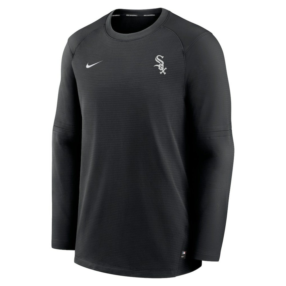 Chicago White Sox Nike Authentic Collection Logo Performance Long Sleeve T-Shirt - Black - Nike Discount