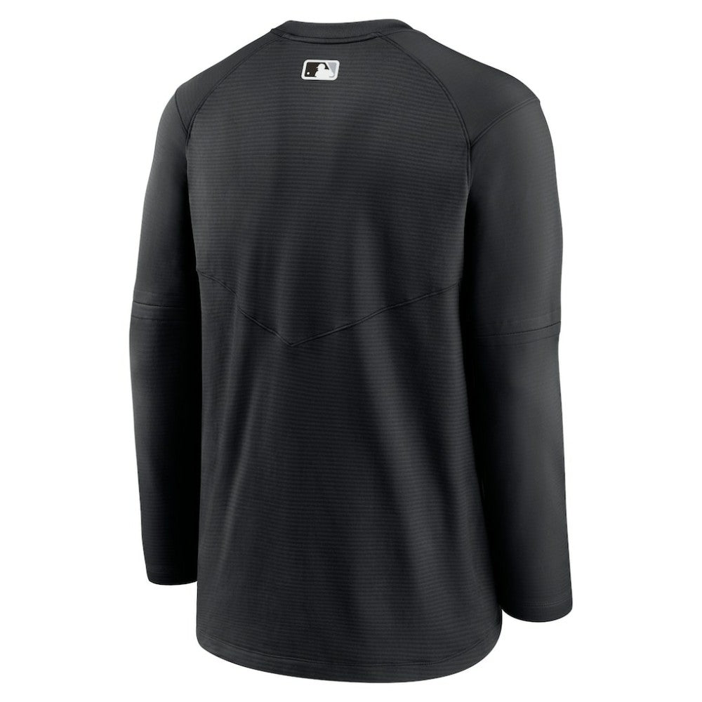 Chicago White Sox Nike Authentic Collection Logo Performance Long Sleeve T-Shirt - Black - Nike Discount