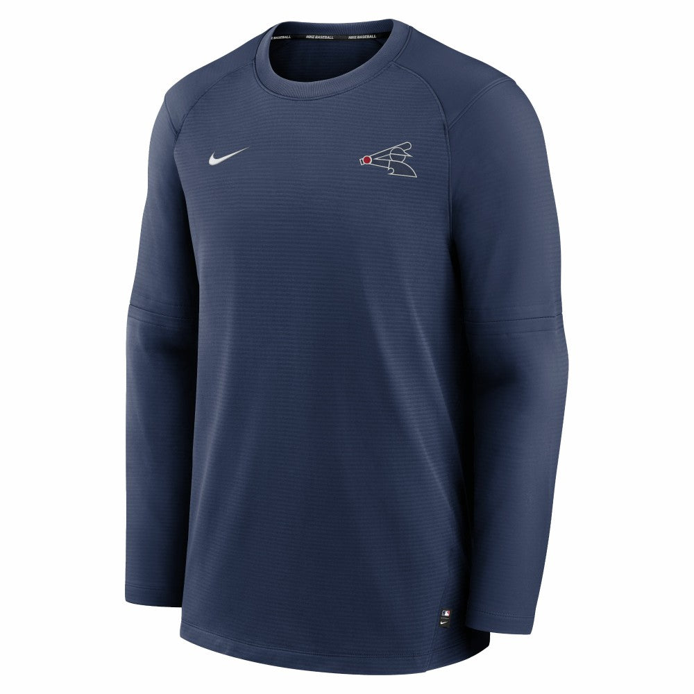 Chicago White Sox Nike Authentic Collection Logo Performance Long Sleeve T-Shirt - Navy - Nike Online
