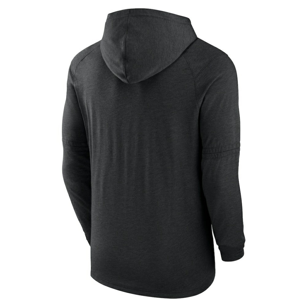 Baltimore Orioles Nike Authentic Collection Lightweight Dri-FIT Hooded Pullover - Heather Black - Nike Sale