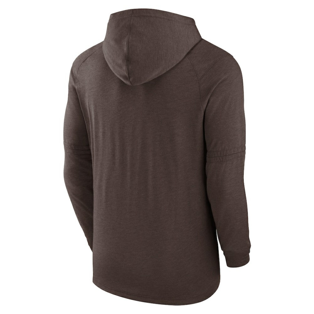 San Diego Padres Nike Authentic Collection Lightweight Dri-FIT Hooded Pullover - Brown - Nike Discount