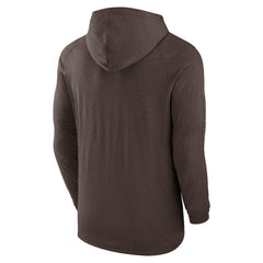 San Diego Padres Nike Authentic Collection Lightweight Dri-FIT Hooded Pullover - Brown - Nike Discount
