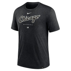 Chicago White Sox Nike Authentic Collection Early Work Tri-Blend Performance T-Shirt - Heather Black - Nike Online