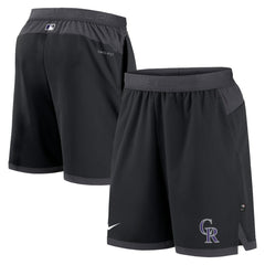 Colorado Rockies Nike Authentic Collection Flex Vent Performance Shorts - Black - Nike Discount