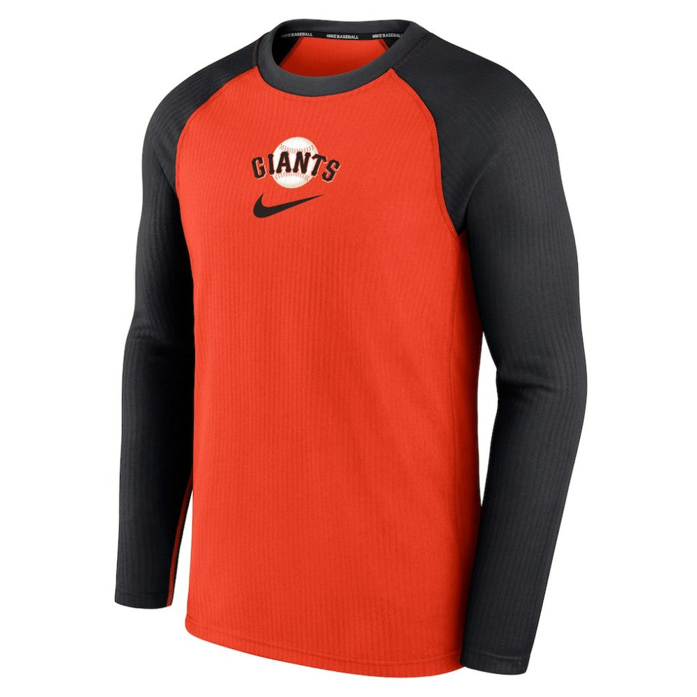 San Francisco Giants Nike Authentic Collection Game Raglan Performance Long Sleeve T-Shirt - Orange - Nike on Sale