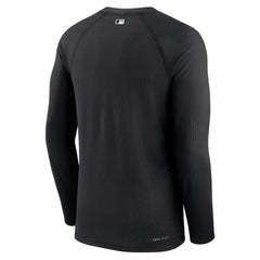 Chicago White Sox Nike Authentic Collection Game Raglan Performance Long Sleeve T-Shirt - Black - Nike Sale