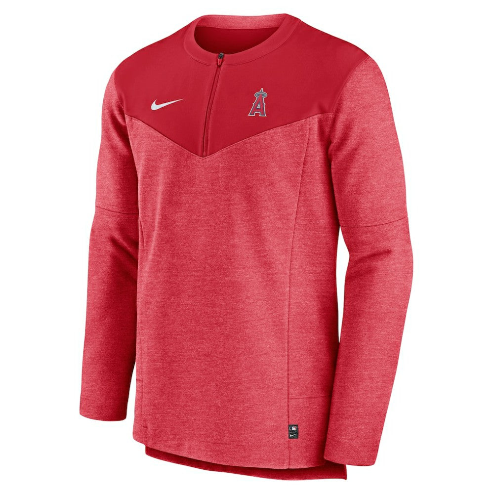 Los Angeles Angels Nike Authentic Collection Game Time Performance Half-Zip Top - Red - Nike Discount