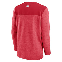 Los Angeles Angels Nike Authentic Collection Game Time Performance Half-Zip Top - Red - Nike Discount