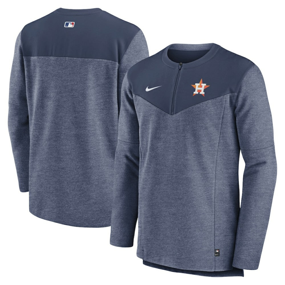 Houston Astros Nike Authentic Collection Game Time Performance Half-Zip Top - Navy - Nike Discount
