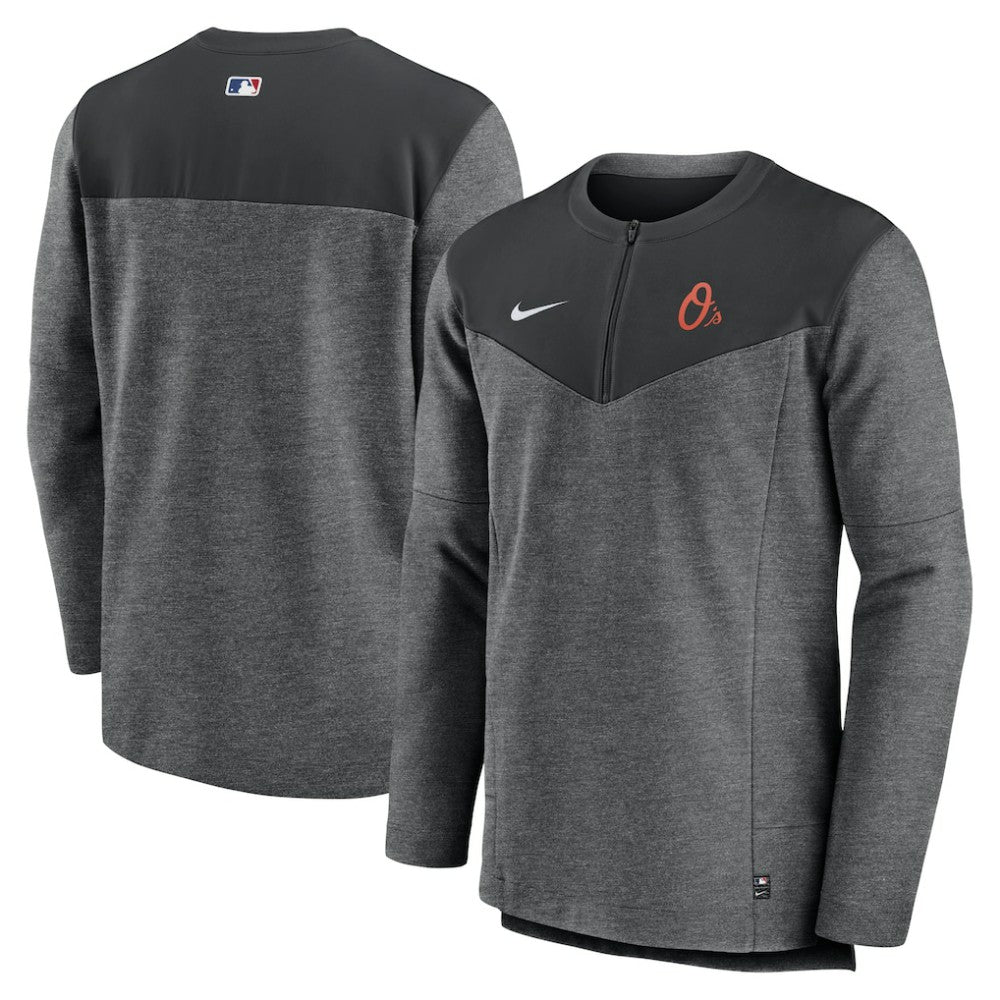 Baltimore Orioles Nike Authentic Collection Game Time Performance Half-Zip Top - Black - Nike on Sale