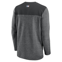 Colorado Rockies Nike Authentic Collection Game Time Performance Half-Zip Top - Black - Nike Lifestyle
