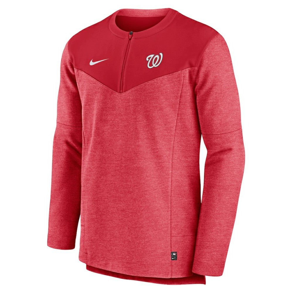 Washington Nationals Nike Authentic Collection Game Time Performance Half-Zip Top - Red - Nike Discount