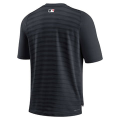 Cleveland Guardians Nike Authentic Collection Pregame Raglan Performance V-Neck T-Shirt - Navy - Nike on Sale